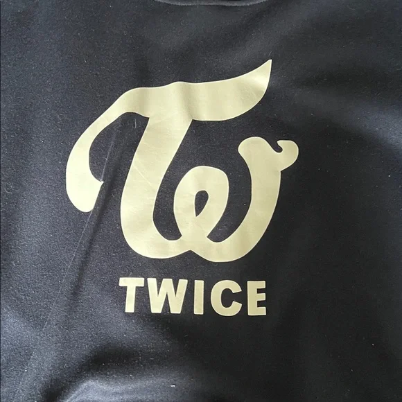 Twice Logo Navy Blue Hoodie - Picture 3 of 6